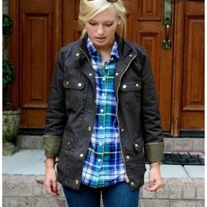 J. Crew Dark Brown Utility Jacket